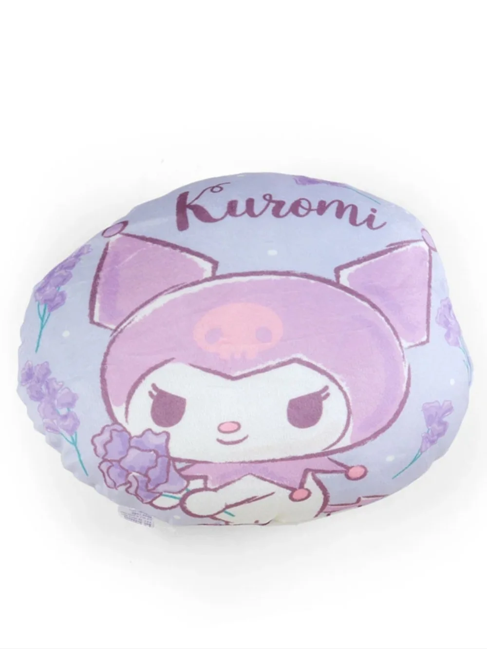 Sanrio Kuromi floral mochi round pillow cushion Purple
